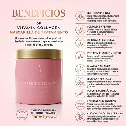 Mascarilla Capilar de Proteínas Hair Essentials
